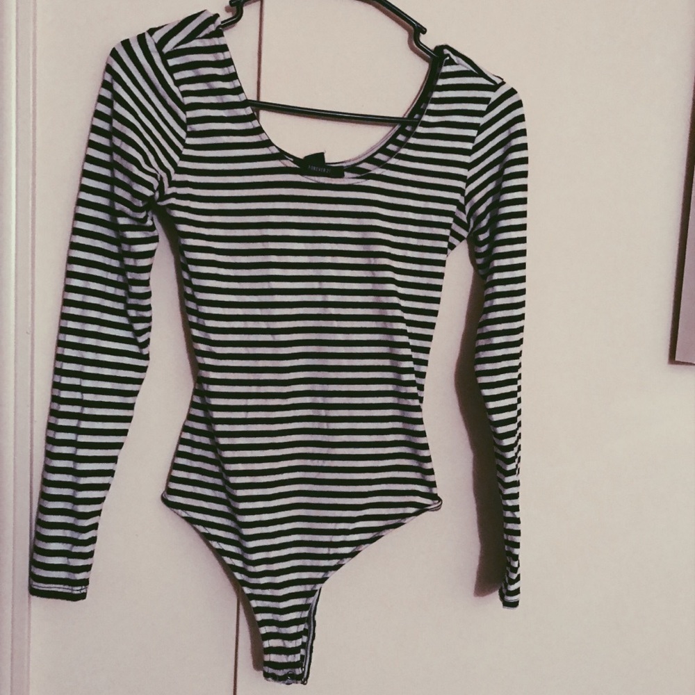 Forever 21 long sleeve bodysuit